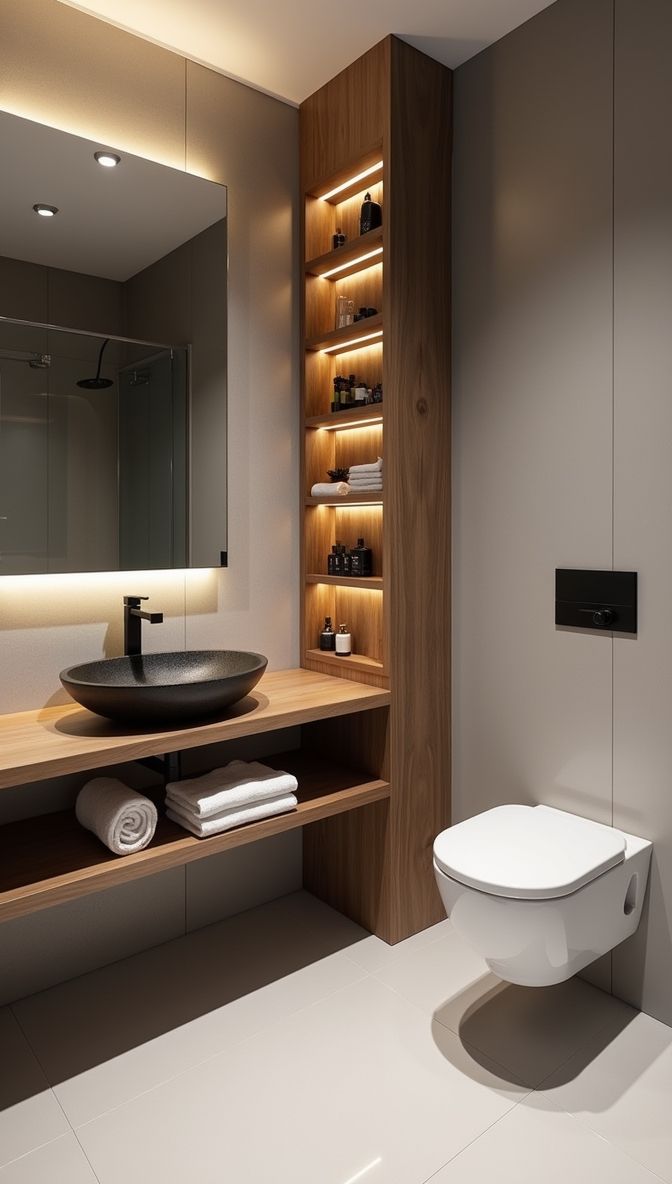 Modern tasarım banyo dolabı B06